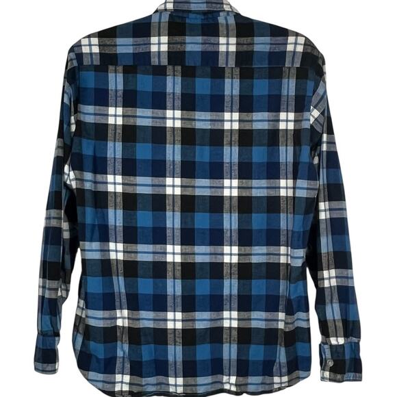 Mr. Leggs Vintage Shirt Men's Flannel Plaid Button Up100% Cotton Size Medium - Picture 3 of 5